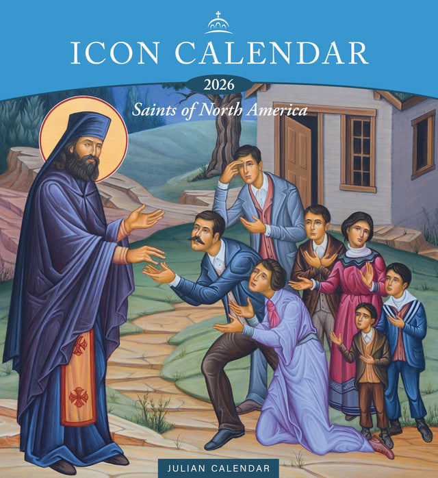 2026 Icon Calendar: Saints of North America (Julian version, old calendar)
