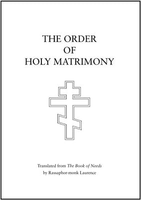 The Order of Holy Matrimony