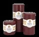 Round Dark Brown Beeswax Pillar Candles