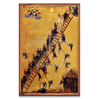 Ladder of Divine Ascent (Sinai) Icon - F148