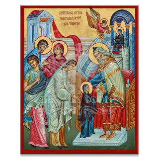 Entrance of the Theotokos (XXIc) Icon - F193