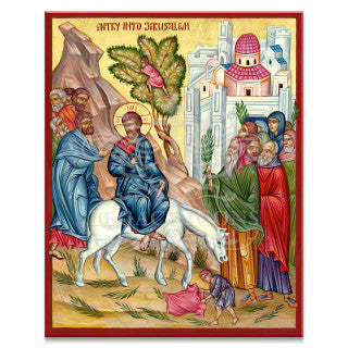 Entry Into Jerusalem (XXIc) Icon - F201