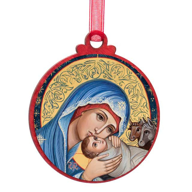 Nativity of Christ (Sweet Kissing) Tree Ornament - H2409