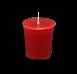 Red Beeswax Votive Candle