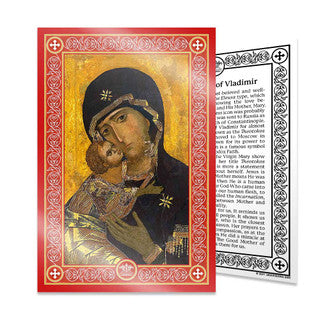 Theotokos of Vladimir Icon Learning Card