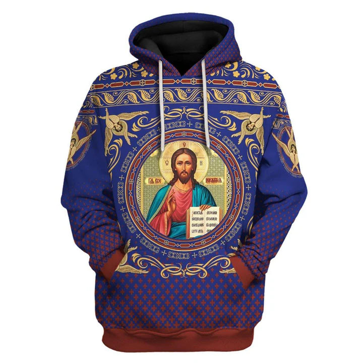 Jesus Hoodie With or Without Front Zipper