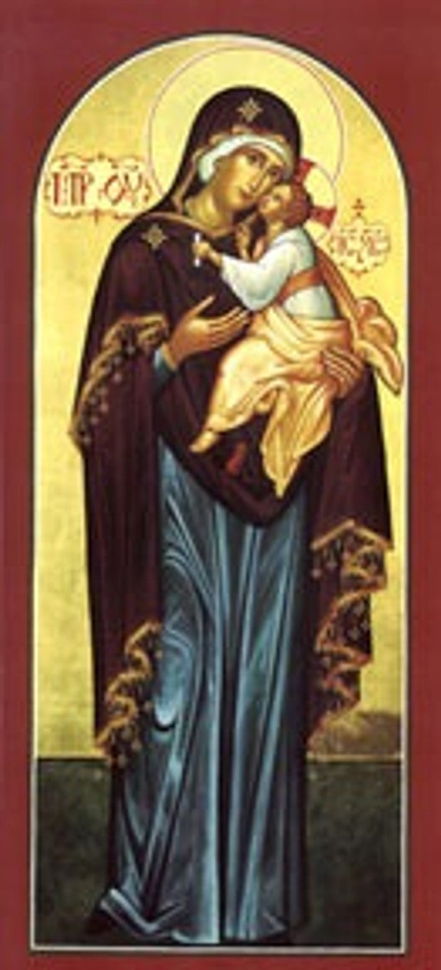 Virgin and Child, full-figure icon