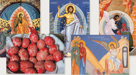 Mixed pack of 10 Pascha cards (2024)