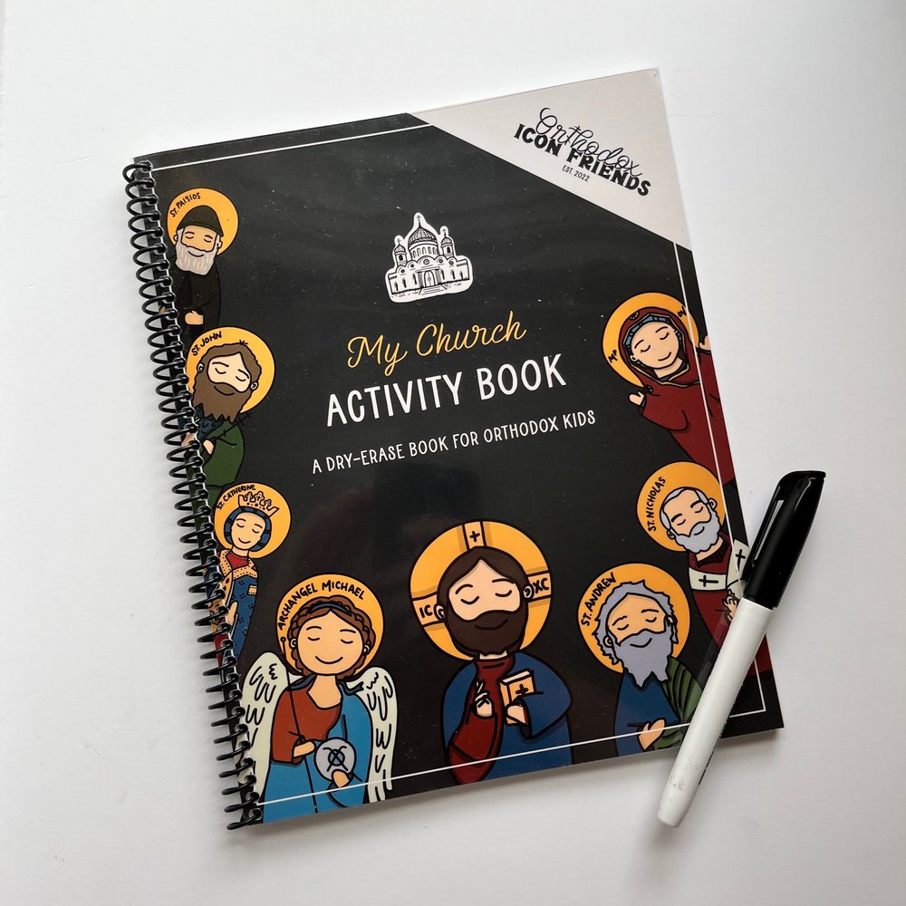 "My Church" Dry Erase Books By Orthodox Icon Friends