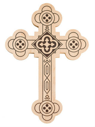 Wood Wall Cross, Antiochian