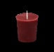Burgundy Beeswax Votive Candle