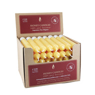 6 Inch Natural Beeswax Tube Candles