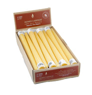 12 Inch Natural Beeswax Taper Candles