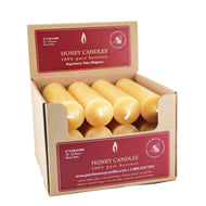 6 Inch Natural Beeswax Column Candles