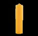 6 Inch Natural Beeswax Column Candles