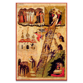 Ladder of Divine Ascent (XVIc) Icon - F149