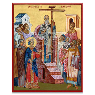 Exaltation of the Cross (XXIc) Icon - F221