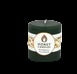 Round Forest Green Beeswax Pillar Candle