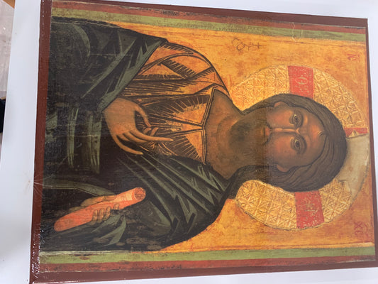 Christ  Mounted icon's on canvas 11x14 Mounted on Canvas