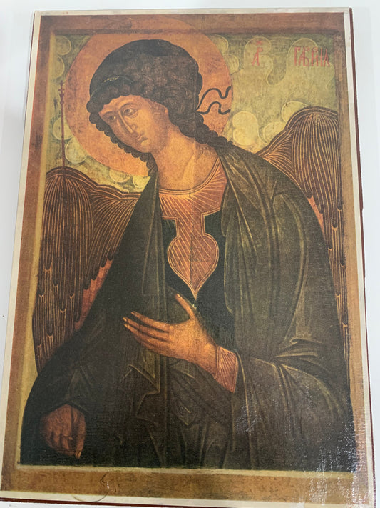 Angel Mounted icon's on Board 8X12 Mounted on Board