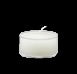 Pearl Beeswax Tealight Candle - Clear Cup