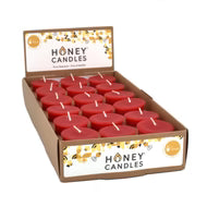 Red Beeswax Votive Candle