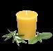 Rosemary Mint Beeswax Votive Candle