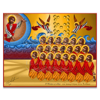 21 New Martyrs of Libya Icon - S100