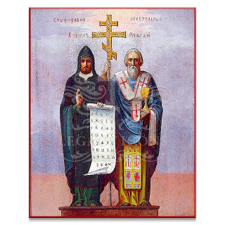 Saints Cyril and Methodius Icon - S128