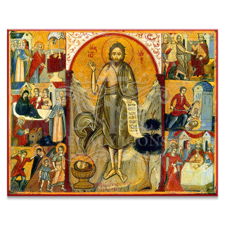 Life of Saint John the Baptist (Sinai) Icon - S503