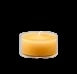 Natural Beeswax Tealight Candle - Clear Cup