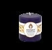 Round Violet Beeswax Pillar Candle