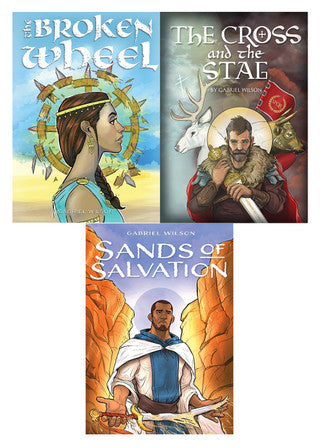 Among the Saints 3-Book Set (The Cross and the Stag, The Broken Wheel, Sands of Salvation)