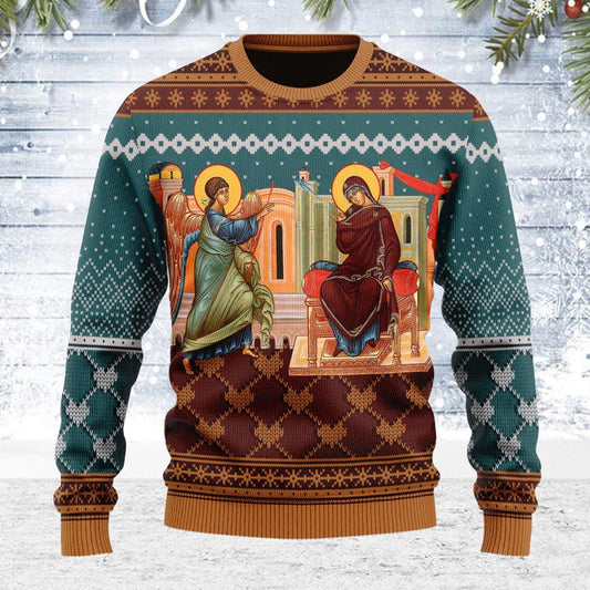 Annunciation of the Mother of God Sweater