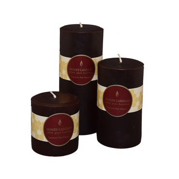 Round Beeswax Pillar Candle