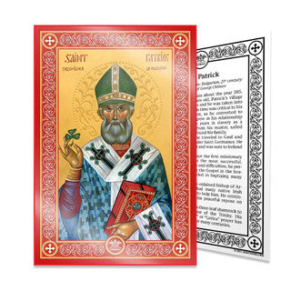 Saint Patrick Icon Card