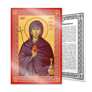 Saint Mary Magdalene Icon Card