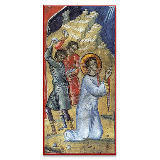 Martyrdom of Stephen (Athos) Icon - F237