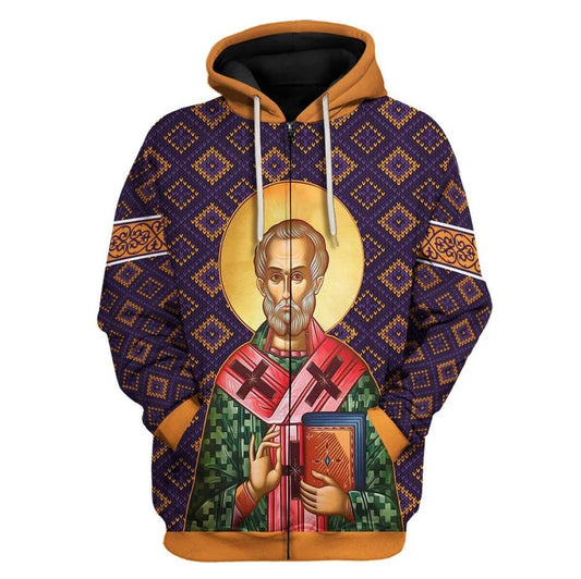 St. Nicholas Zip Hoodie