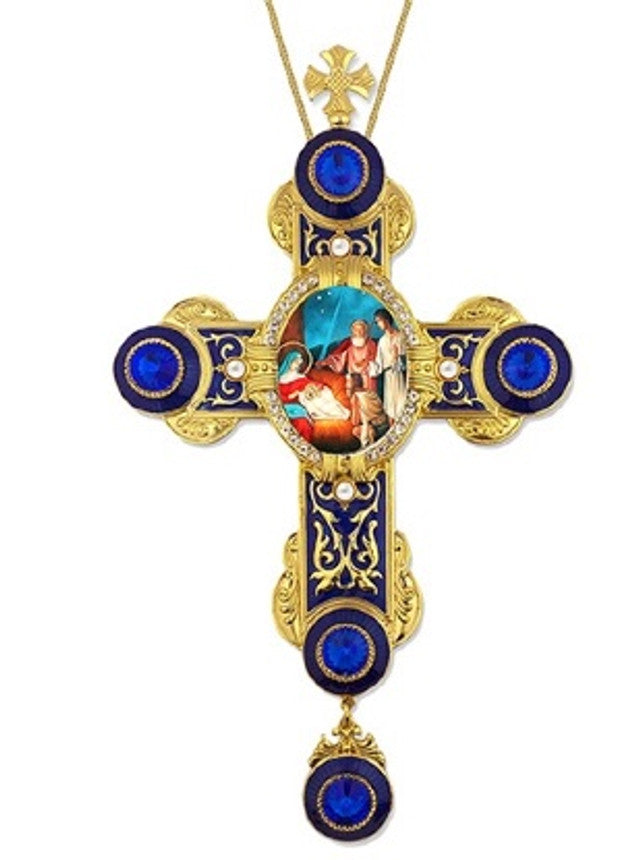 Jeweled Wall Cross, Nativity