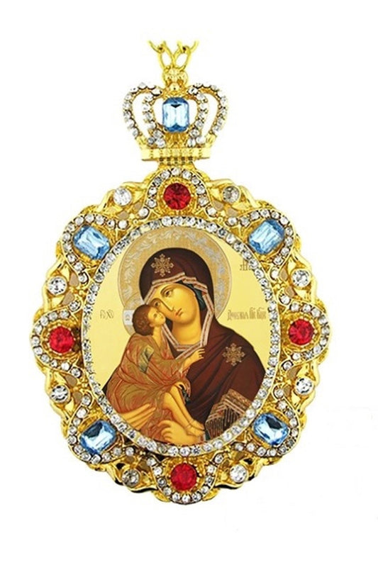 Ornament, Bejeweled Virgin of Don