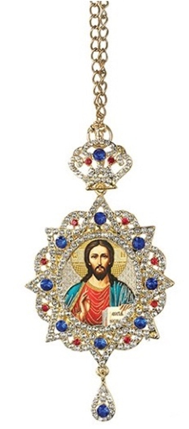 Ornament, Bejeweled Jesus Christ