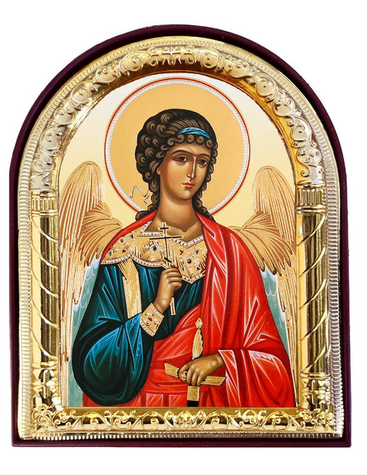 Arched Guardian Angel, small standing icon