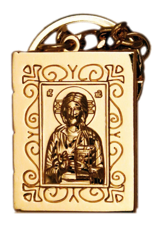 Keychain, Gospel Book and Christ