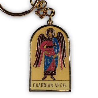 Keychain, Guardian Angel, arched