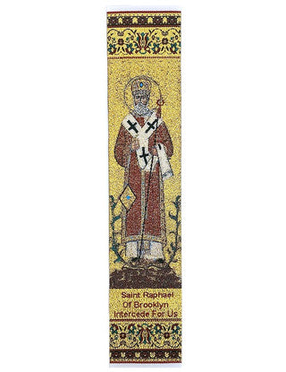 Tapestry bookmark, Saint Raphael