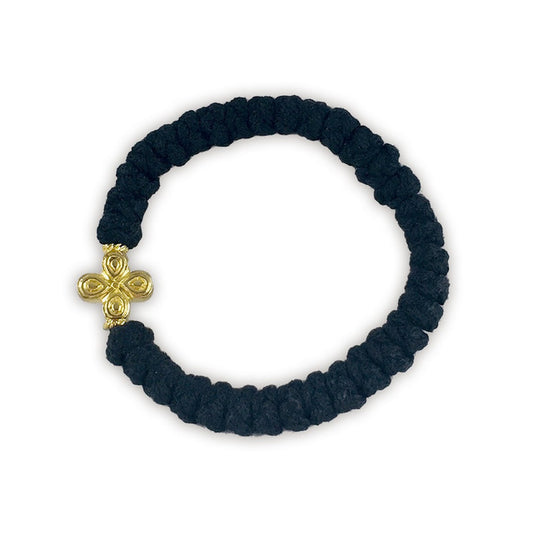 Prayer Bracelet, 33 knots with cross (no beads)