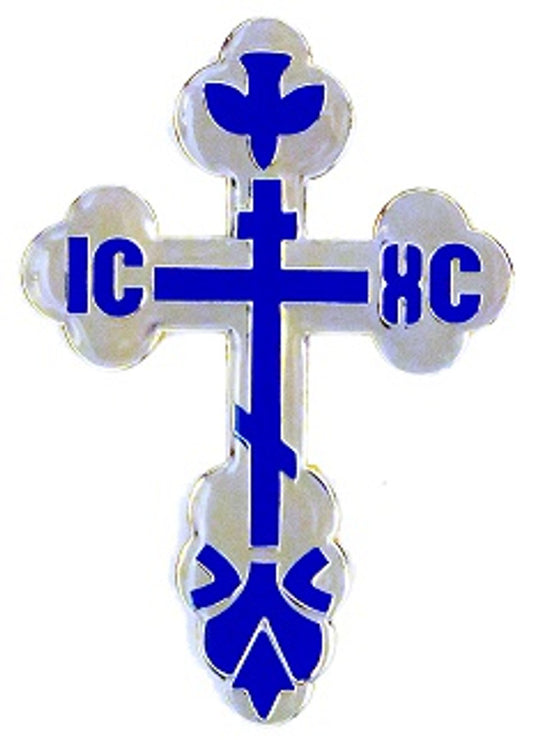 Auto Visor Clip, St. Xenia budded cross