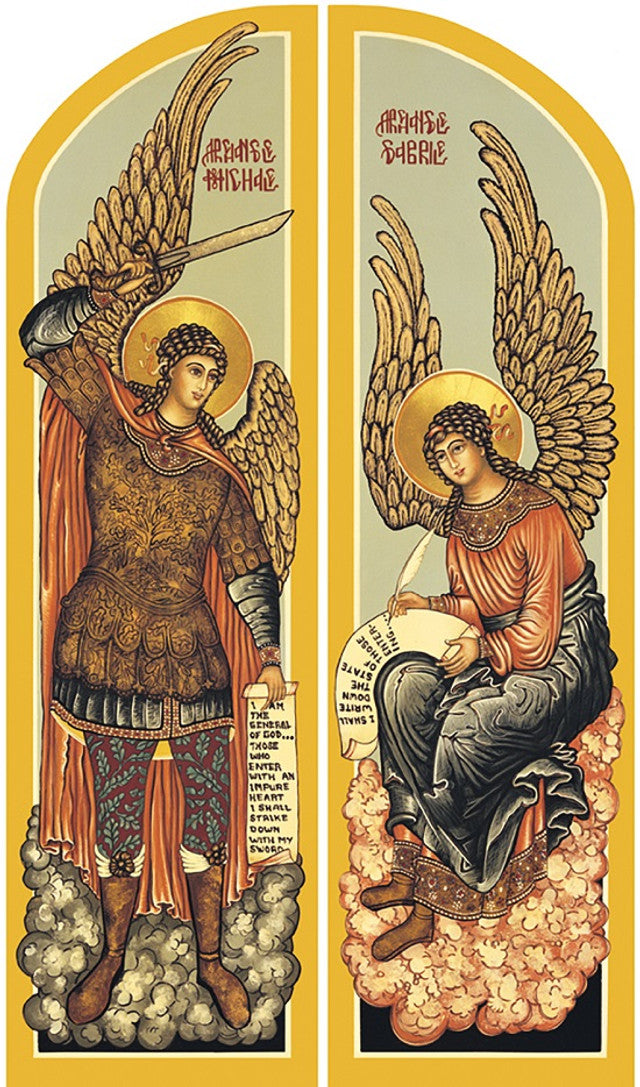 Diptych: Holy Angels, large icons