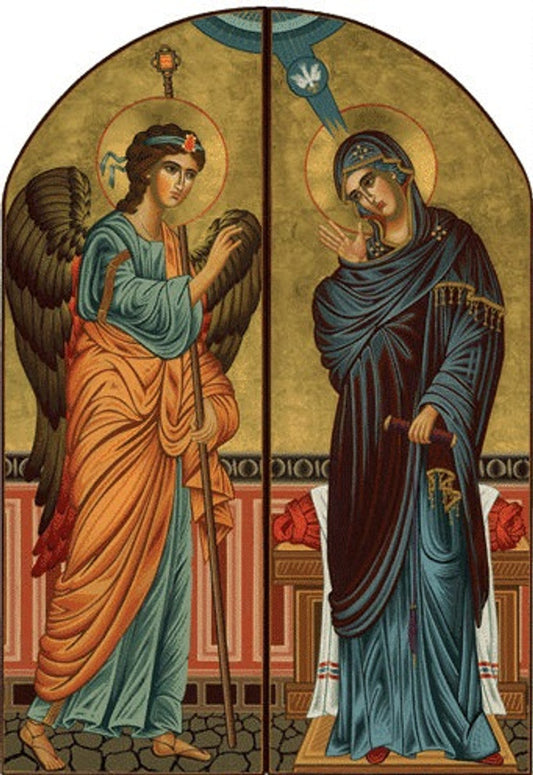 Diptych: Annunciation, large icons